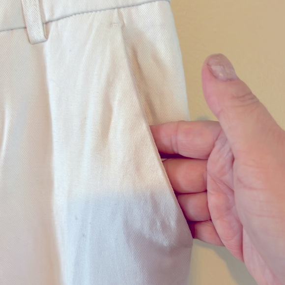 Size US2 Attitude by Jay Manual Women's Linen White Pants with Pockets - Picture 8 of 16